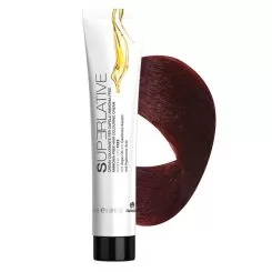 Фото Крем-краска для волос безаммиачная Farmagan Superlative 5.5 светлый коричневый махагон – 100 мл. - 1