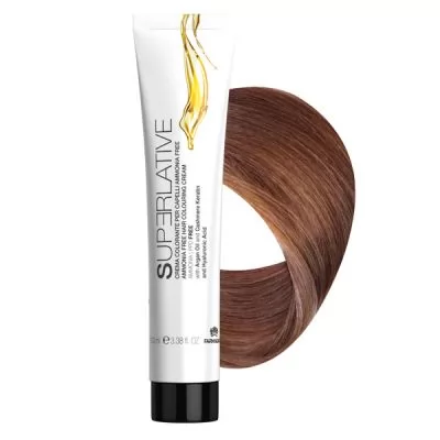 Безаммиачная крем–краска для волос Superlative 8 светлый блонд – 100 мл.