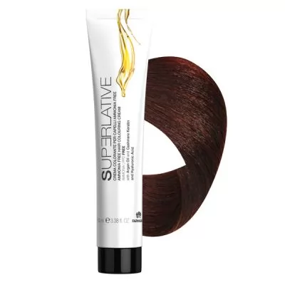 Безаміачна крем-фарба для волосся Superlative 5.4 світло-каштановий мідний - 100 мл.