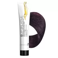 Фото Крем-краска для волос безаммиачная Farmagan Superlative 4.7 коричневый фиолетовый – 100 мл. - 1
