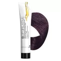 Фото Крем-краска для волос безаммиачная Farmagan Superlative 5.7 светло–коричневый фиолетовый – 100 мл. - 1