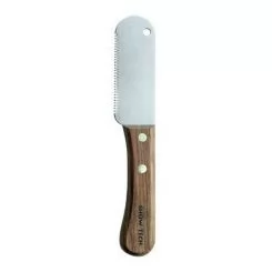 Фото Нож SHOW TECH для тримминга 31 зубьев большой, с деревянной рукояткой - 1
