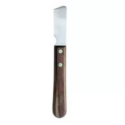 Фото Нож SHOW TECH для тримминга 24 зубца 3280, с деревянной рукояткой, для левой руки - 1