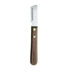 Фото Нож SHOW TECH для тримминга 33 зубца 3300, с деревянной рукояткой, для левой руки - 1