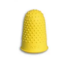 Фото Резиновый напальчник SHOW TECH для тримминга желтый, размер L - 1