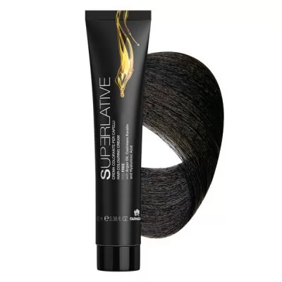 Аміачна крем-фарба для волосся Superlative 5.01C світло-коричневий крижаний - 100 мл.