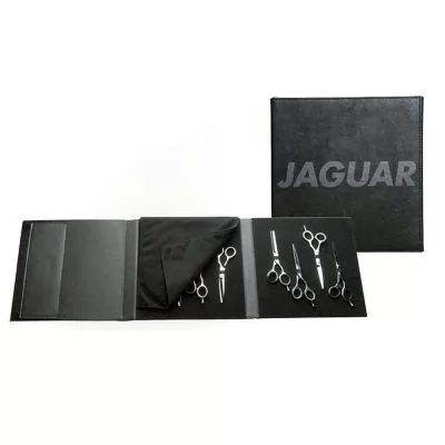 Фото Папка – експозитор для 8 перукарських ножиць Jaguar