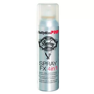 Технические данные Антибактериальный спрей для ухода за ножами Babyliss Pro Spray FX 4in1 150 мл. 