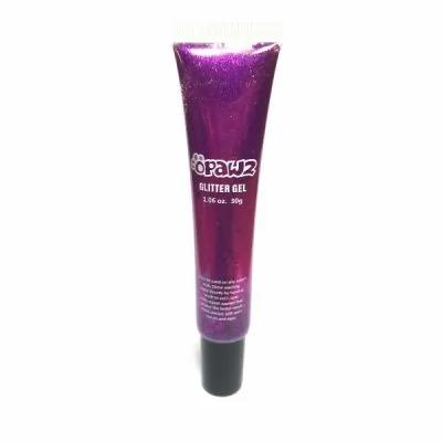 Технические данные Фиолетовый гель с блестками для шерсти животных Opawz Pet Glitter Gel Purple 30 мл 