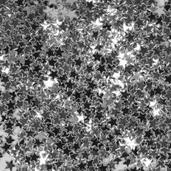 Фото Порошок-блестки для шерсти Opawz со звездами Glitter Star Silver 3мл - 2