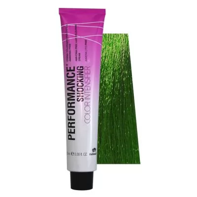 Фото Коректор-інтенсифікатор для волосся без аміаку Performance Shocking Color Green – 100 мл.