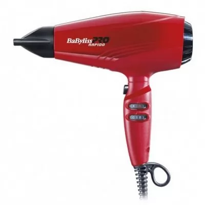 Характеристики Фен для волосся Babyliss Pro Rapido Red 2200 Вт
