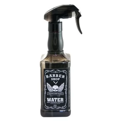 Чорний розпилювач для води Whisky Barber Jack 500 мл.