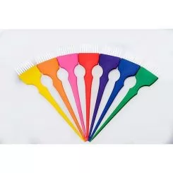 Фото Набір пензликів для фарбування волосся Comair Rainbow 7 кольорів упаковка 7 шт. - 1