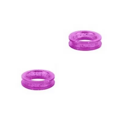 Сервис Фиолетовые кольца для ножниц Show Tech силикон, d-21 мм. 2 шт.