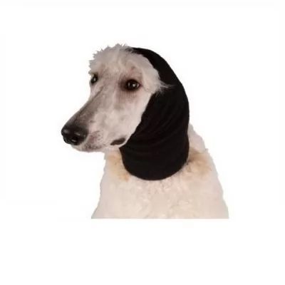 Бандаж для ушей собак большой Show Tech Ear Buddy черный.
