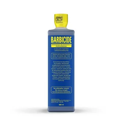 Отзывы на Жидкость для дезинфекции Barbicide Concentrate 1/16 - 480 мл.