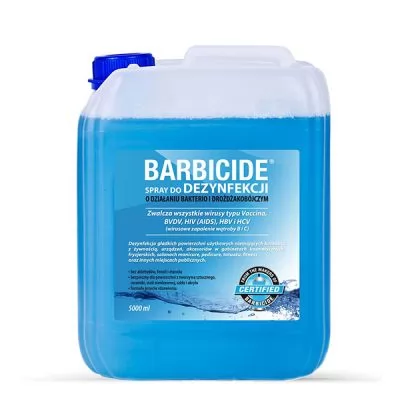 Все фото Жидкость без запаха для дезинфекции поверхностей Barbicide Regular 5000 мл.