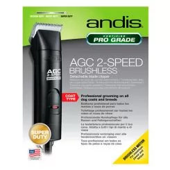 Фото Машинка для стрижки тварин Andis Super AGC 2 Speed Brushless Black - 4