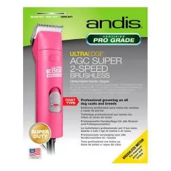 Фото Andis Super AGC 2 Speed Brushless Pink - 4