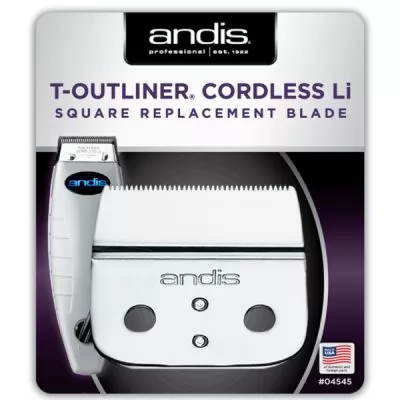 Характеристики Ніж на тример для стрижки Andis Cordless T-Outliner Li Replacement Square Blade