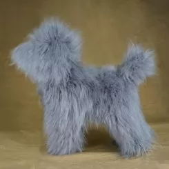 Фото Перука для тіла манекена собаки MD01 - сірий Той-пудель - 1
