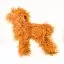 Парик для тела манекена собаки MD01 - коричневый Той-пудель - 3