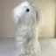 Перука для тіла манекена собаки MD01 - білий Той-пудель - 3