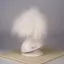 Парик для головы манекена собаки MD01 - белый Той-пудель - 3