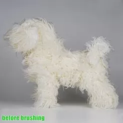 Фото Перука для тіла манекена собаки BMD01 - Бишон - 1