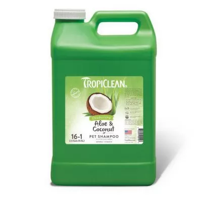 Шампунь Tropiclean Aloe and Coconut 1:16 дезодорирующий 9,46 л.