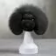 Чорний перука для голови манекена собаки MD06 - Плюшевий Ведмідь