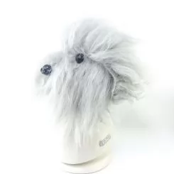 Фото Сірий перука для голови манекена собаки MD06 - Плюшевий Ведмідь - 3