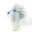 Серый парик для головы манекена собаки MD06 - Плюшевый Медведь - 3