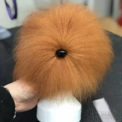 Коричневий перука для голови манекена собаки MD06 - Плюшевий Ведмідь