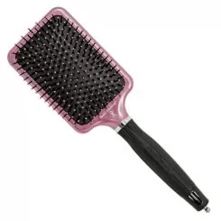 Фото Щетка лопата для волос Olivia Garden NanoThermic Think and Pink - 1