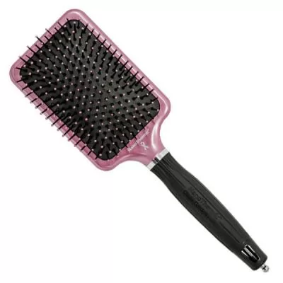 Все фото Щетка лопата для волос Olivia Garden NanoThermic Think and Pink