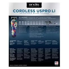 Фото Машинка для стрижки Andis Cordless UsPro Li Sugar Skull - 6