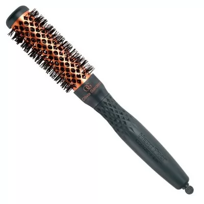 Сервис Брашинг для волос Olivia Garden Heat Pro Iron Grey Ceramic Ion 22 мм.