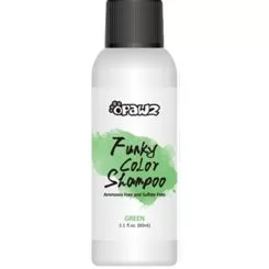 Фото Зеленій відтінковий шампунь для тварин Opawz Funky Color Green 60 мл - 1