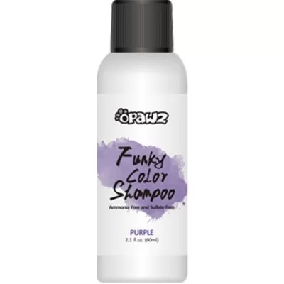 Технические данные Фиолетовый оттеночный шампунь для животных Opawz Funky Color Purple 60 мл. 