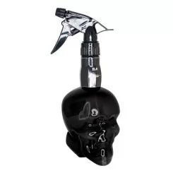 Фото Розпилювач води у формі черепа Black Barber Skull 300 мл. - 1