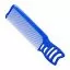 Синяя расческа со скошенными зубцами Y.S. Park Barbering 185 мм. Серия YS 247
