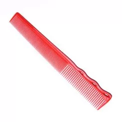 Фото Красная расческа-планка для стрижки Y.S. Park Barbering 167 мм. Серия YS 252 - 1