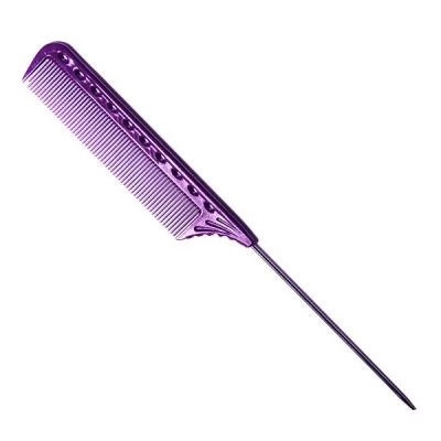 Сервіс Фіолетовий гребінь з хвостиком Y.S. Park 220 мм. Серія YS 102