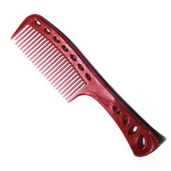 Фото Красная расческа для покраски волос Y.S. Park Shampoo and Tint 225 мм. Серии YS 601 - 1