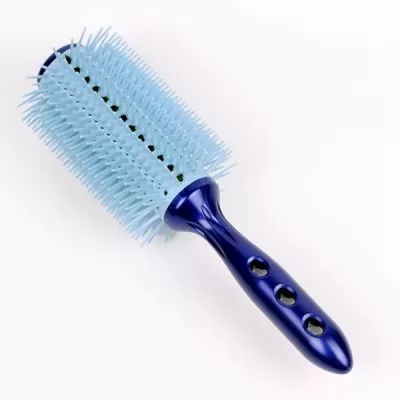 Синий брашинг для волос Y.S. Park Straight Air 66 мм.