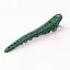 Зелений зажим для волосся Y.S. Park Shark Clip 106 мм.