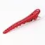 Червоний зажим для волосся Y.S. Park Shark Clip 106 мм.