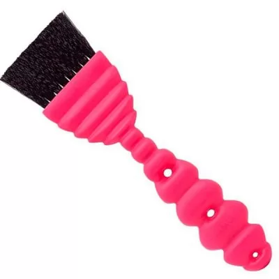 Сервис Розовая широкая кисточка для покраски волос Y.S. Park 230 мм.